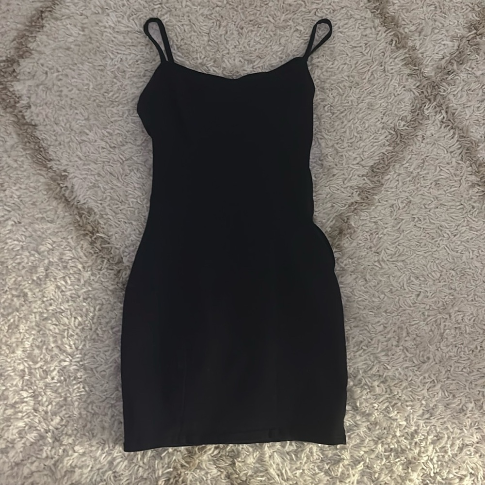 black dress